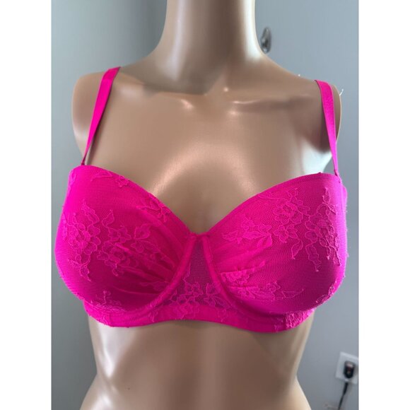 Women's H&M Balconette Padded Push-up Bra, size 34D - Picture 1 of 12